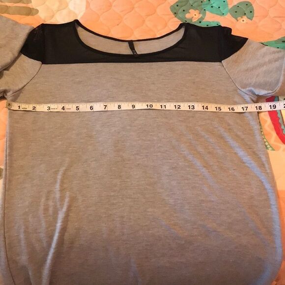 TIC:TOC GRAY AND BLACK DRESS, SIZE M - Picture 2 of 7